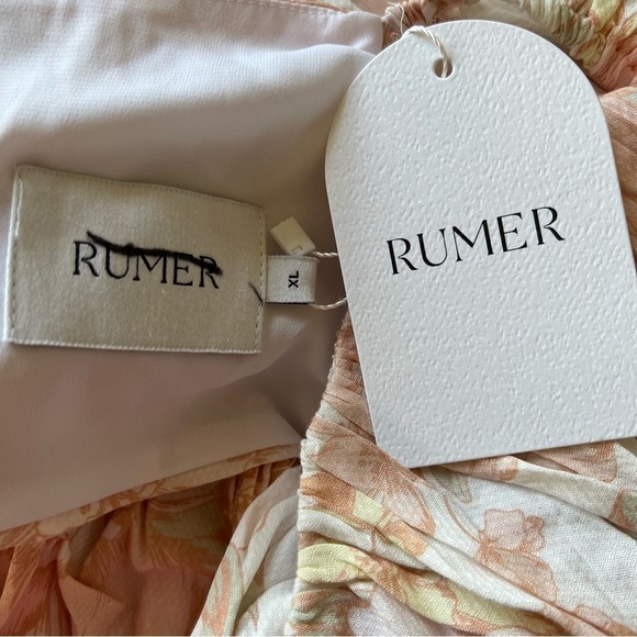 New! Rumer isola floral crop top and midi skirt set 13447 - Picture 12 of 16